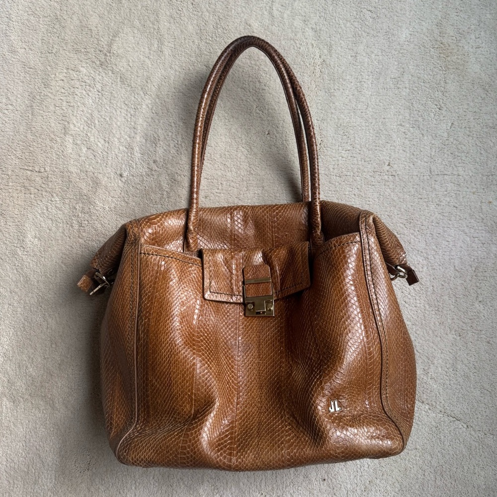 Lanvin Jl Python Large Tote Bag - image 6